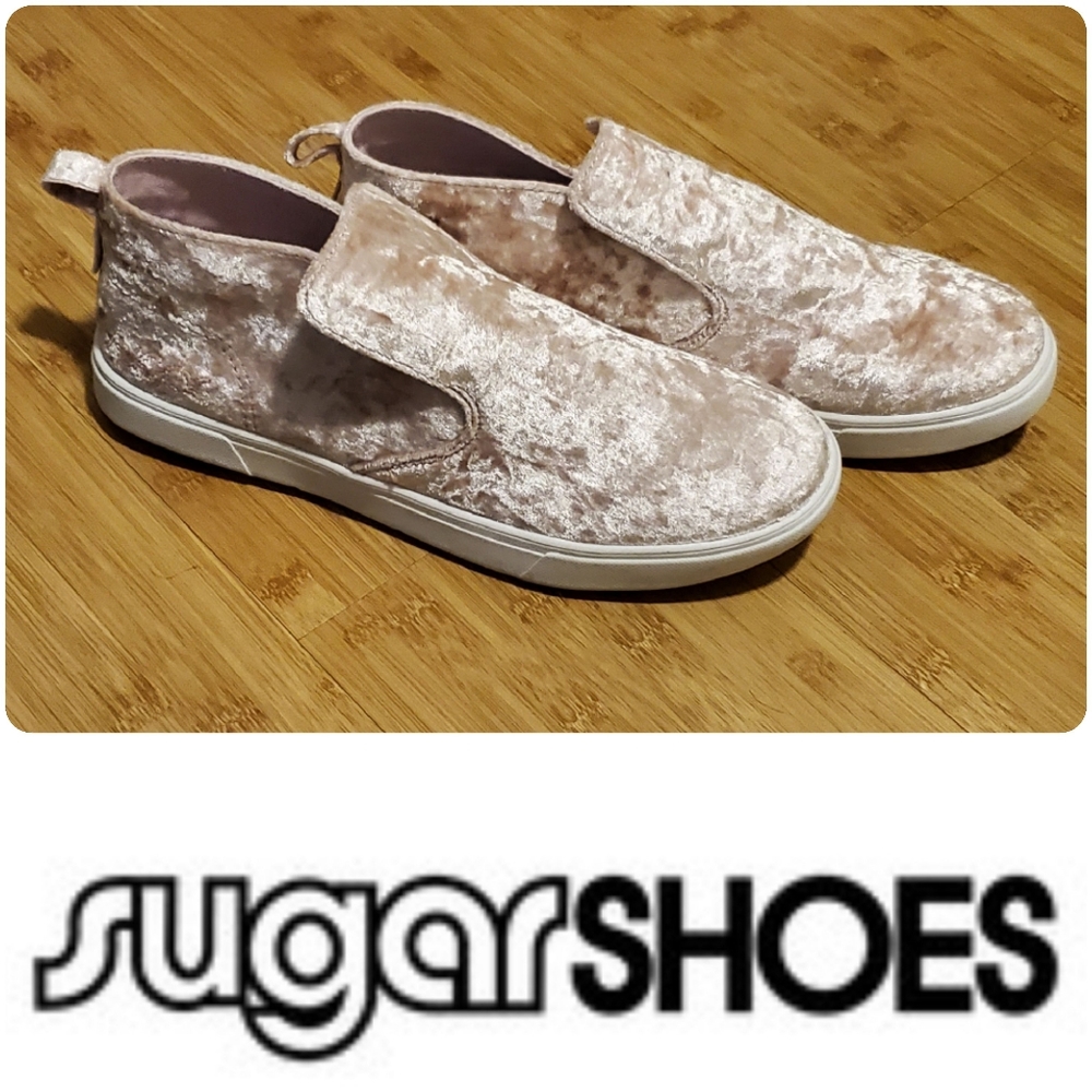 Sugar Shoes velvet sneakers